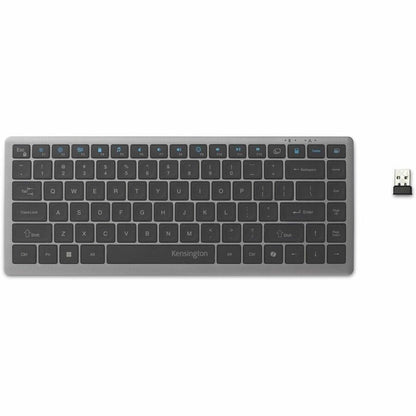 Top Image for Kensington KB435 EQ Rechargeable Multi-Device Compact Keyboard