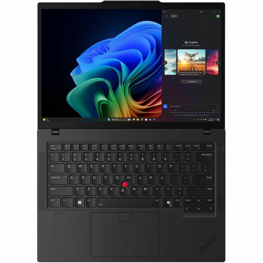 Alternate-Image5 Image for Lenovo ThinkPad T14 Gen 6 21QG0046US 14" Notebook - WUXGA - 60 Hz - Intel Core Ultra 7 2nd Gen 268V - vPro Technology - 32 GB - 512 GB SSD - English (US) Keyboard - Black
