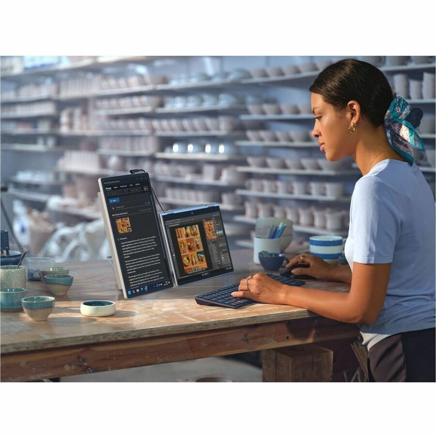 Alternate-Image10 Image for HP 514pn 14" Class WQXGA LED Monitor - 16:10 - Silver