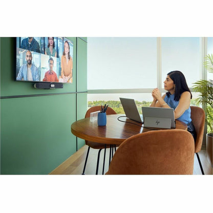 Life-Style Image for HP 514pn 14" Class WQXGA LED Monitor - 16:10 - Silver