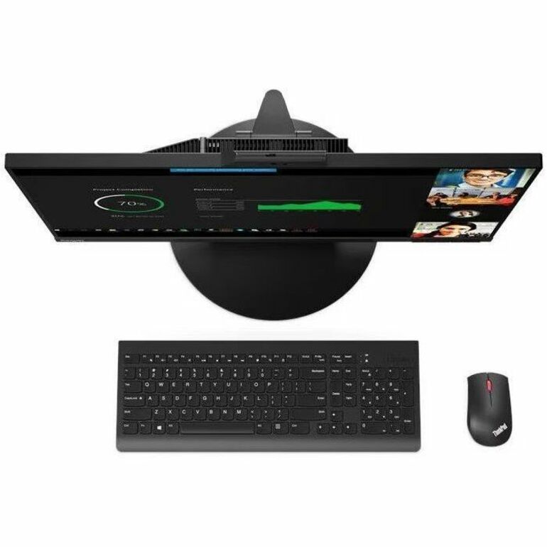 Top Image for Lenovo ThinkCentre Tiny-In-One 27 27" Class Webcam WQHD LED Monitor - 16:9 - Black