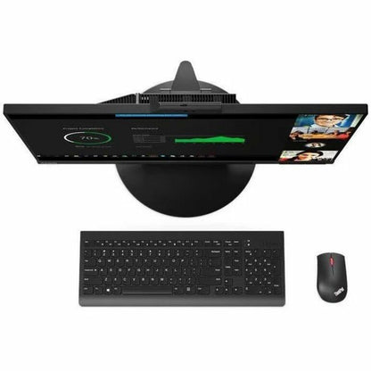 Top Image for Lenovo ThinkCentre Tiny-In-One 27 27" Class Webcam WQHD LED Monitor - 16:9 - Black