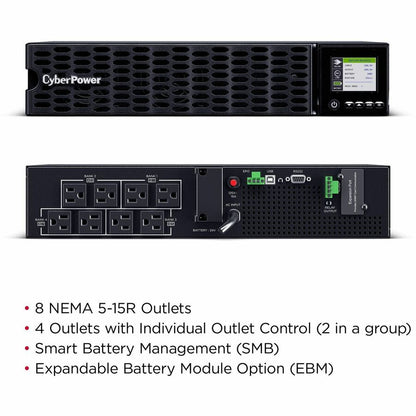 Alternate-Image6 Image for CyberPower OL1KRTHD Smart App Online UPS Systems