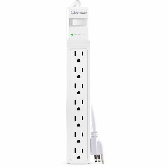 Main Image for CyberPower CSB706W Essential 7 - Outlet Surge Protector with 1800 J Surge Suppression