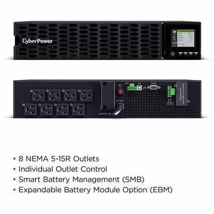 Alternate-Image8 Image for CyberPower OL1K5RTHD Smart App Online UPS Systems