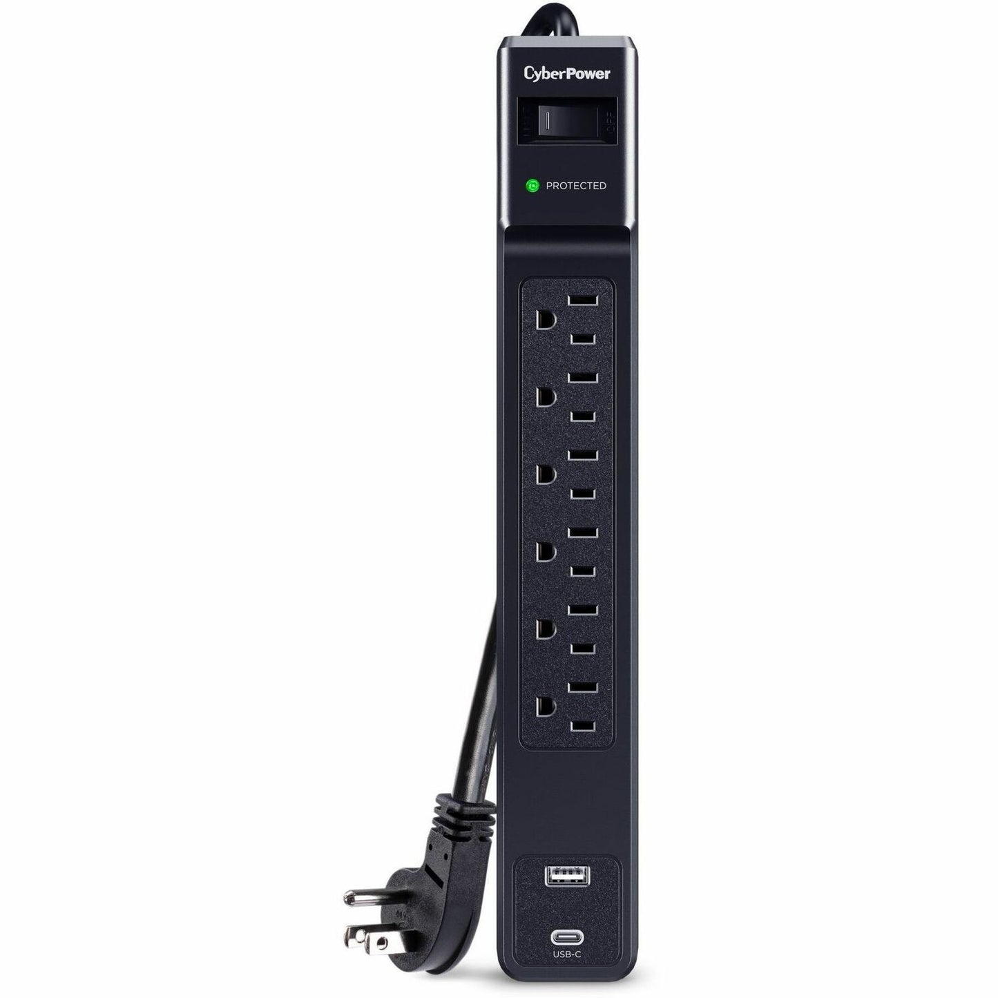 Main Image for CyberPower CSP604UC Home and Office 6 - Outlet Surge Protector with 1500 J Surge Suppression