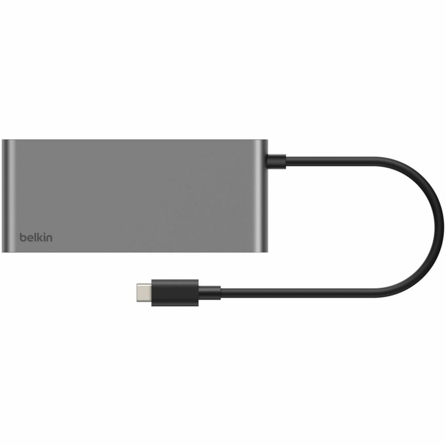 Alternate-Image8 Image for Belkin 8-Port USB-C Hub - 2xUSB-A, 2xUSB-C, 1xHDMI, 1xEthernet, 1xSD Reader, 1xMicroSD Reader - Grey