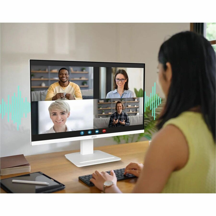 Alternate-Image7 Image for MSI Pro MP273W E14A 27" Class Full HD LCD Monitor - 16:9 - Matte White