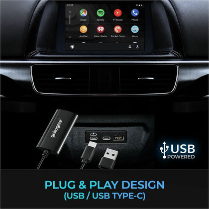 Alternate-Image6 Image for GekoGear Orbit A200 Bluetooth 5.0 Bluetooth Adapter for Smartphone, Display
