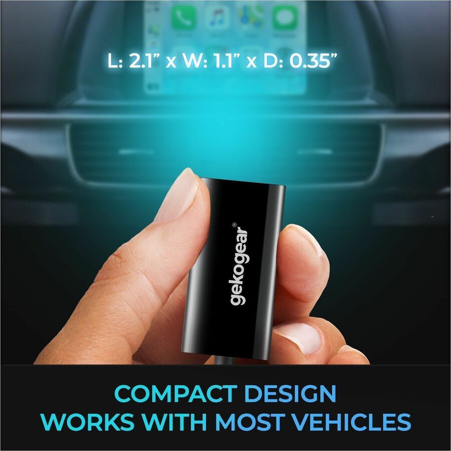 Alternate-Image4 Image for GekoGear Orbit A200 Bluetooth 5.0 Bluetooth Adapter for Smartphone, Display