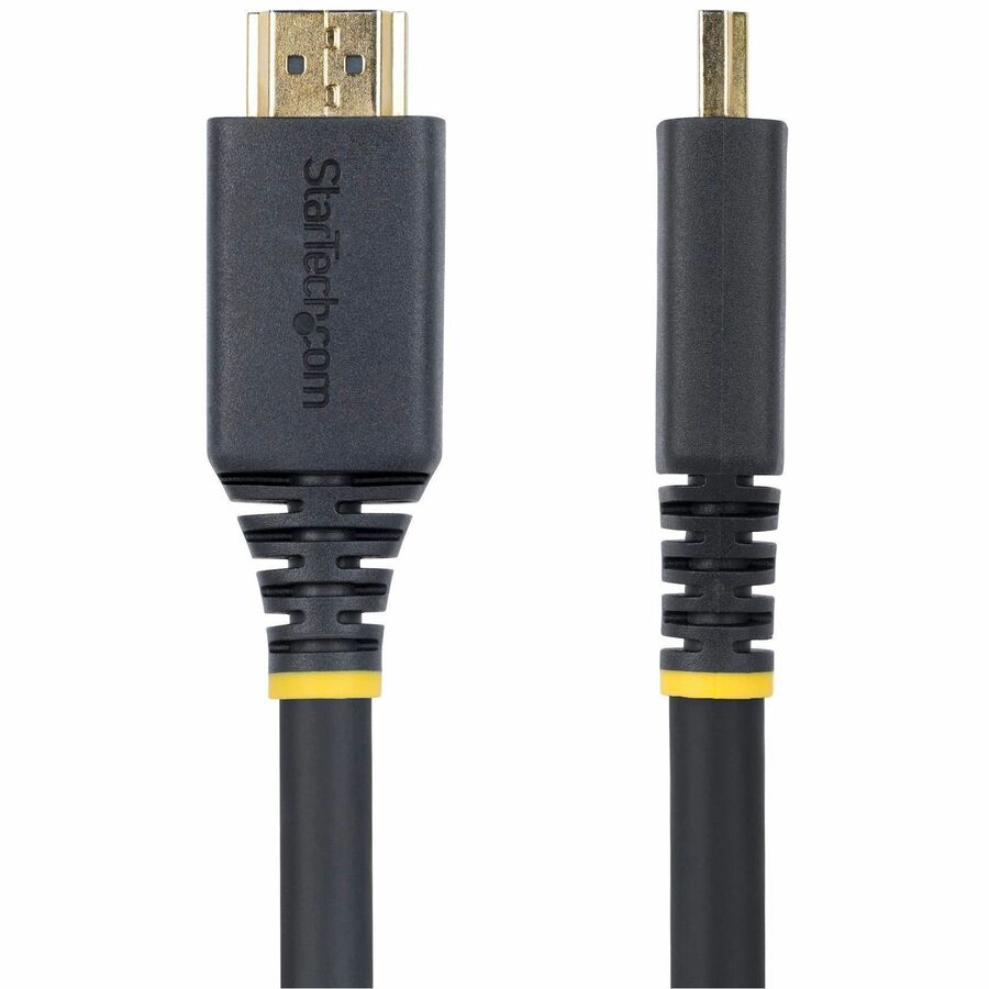 Alternate-Image2 Image for StarTech 50ft (15.2m) Active High Speed HDMI Cable, 4K 60Hz/1440p 144Hz, 18Gbps, UHD HDMI 2.0 Cord, TPE Jacket