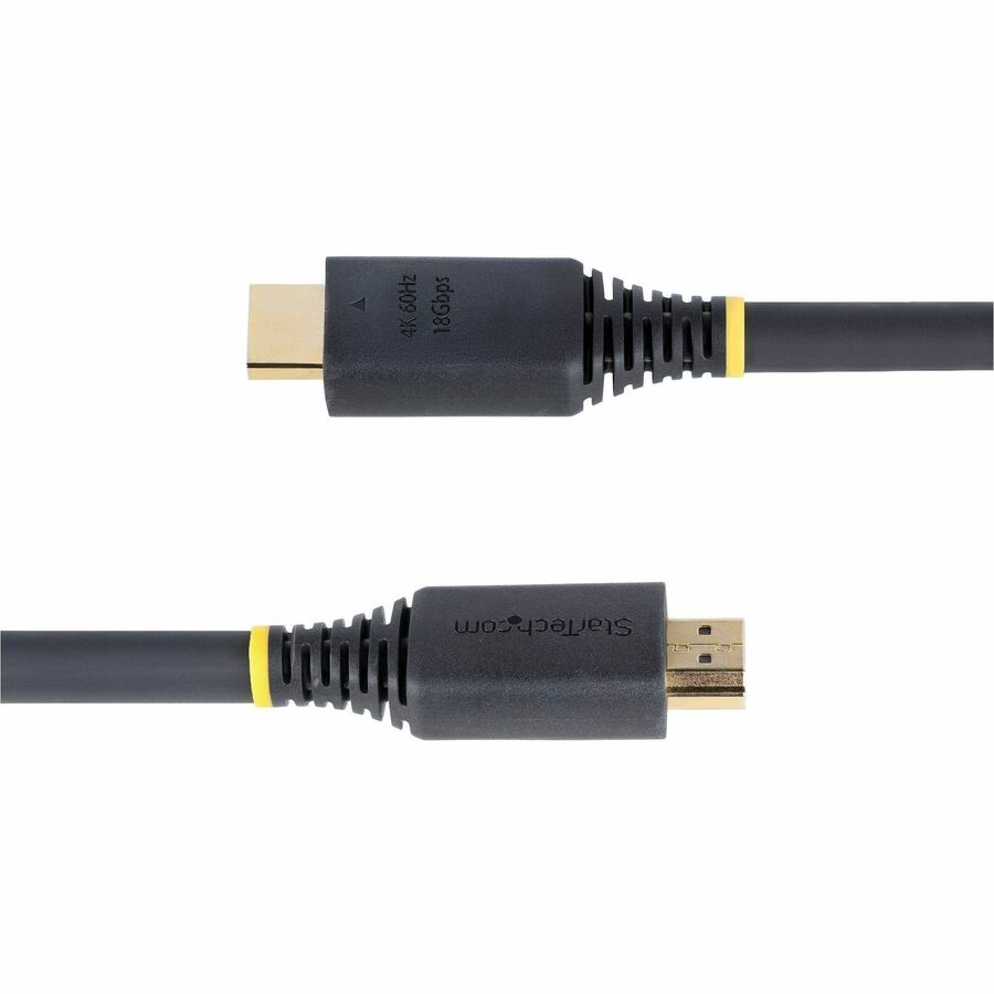 Alternate-Image3 Image for StarTech 50ft (15.2m) Active High Speed HDMI Cable, 4K 60Hz/1440p 144Hz, 18Gbps, UHD HDMI 2.0 Cord, TPE Jacket