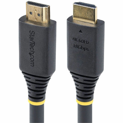 Main Image for StarTech 50ft (15.2m) Active High Speed HDMI Cable, 4K 60Hz/1440p 144Hz, 18Gbps, UHD HDMI 2.0 Cord, TPE Jacket