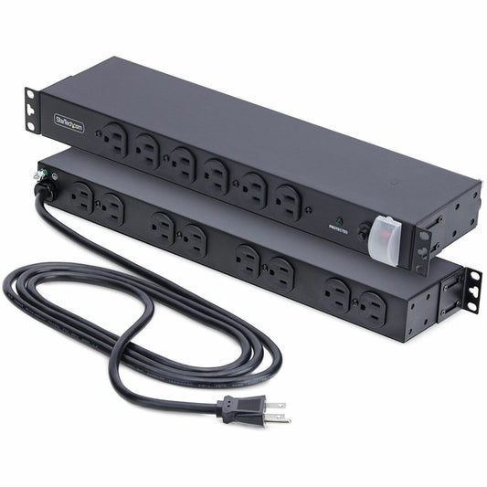 Main Image for StarTech 14-Outlet Rackmount PDU, 1U Server Power Strip, 6x Front and 8x Rear Ports, Mounted Power Distribution Unit for 19in Racks