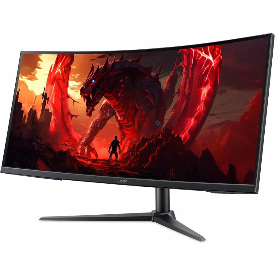 Alternate-Image1 Image for Acer Nitro XZ340CUR J0 34" Class WQHD Gaming LCD Monitor - 21:9 - Black