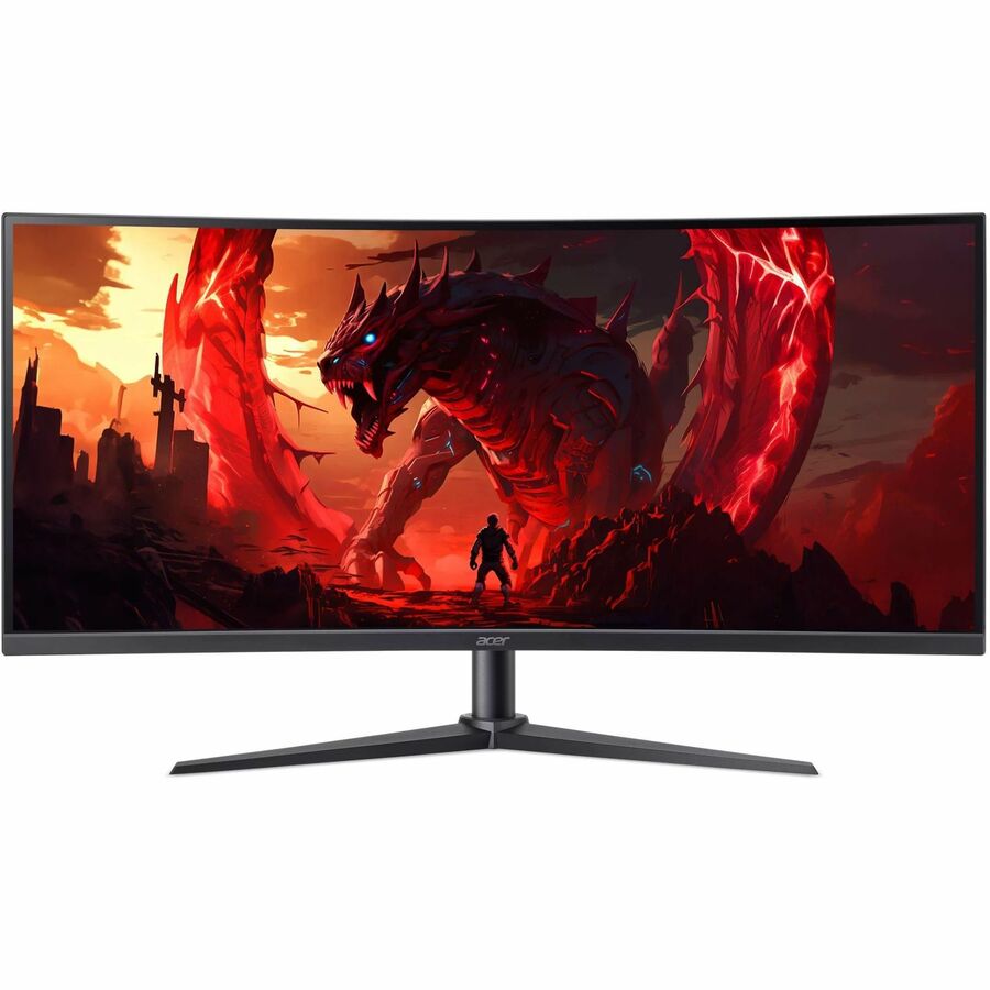 Front Image for Acer Nitro XZ340CUR J0 34" Class WQHD Gaming LCD Monitor - 21:9 - Black