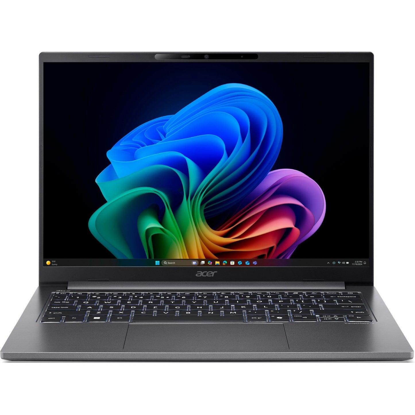 Main Image for Acer TravelMate X4 14 AI TMX414-51 TMX414-51-75AC 14" Copilot+ PC Notebook - WUXGA - 120 Hz - Intel Core Ultra 7 258V - 32 GB - 1 TB PCI Express NVMe 4.0 SSD - English (US) Keyboard - Iron