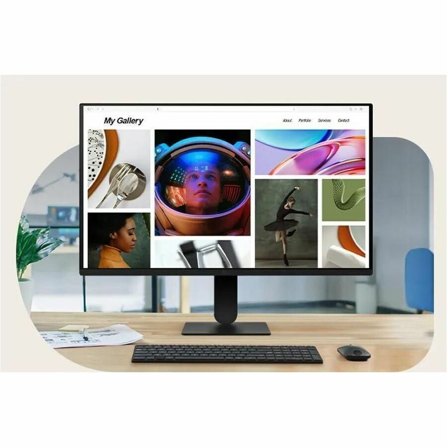 Life-Style Image for LG 27BF410B-B 27" Class Full HD LED Monitor - 16:9 - Black