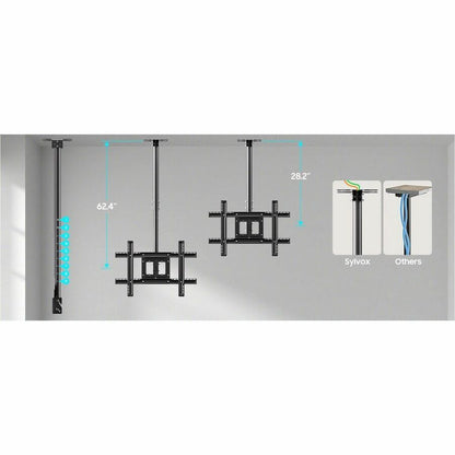 Alternate-Image6 Image for SYLVOX Ceiling Mount for TV