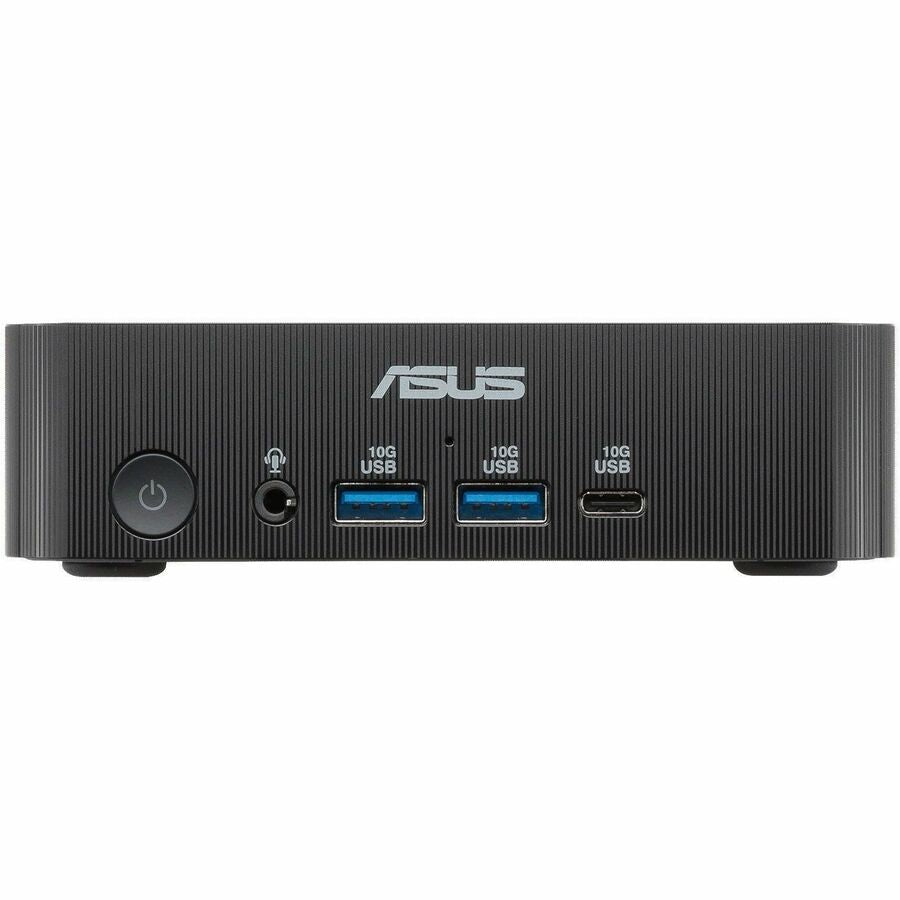 Front Image for Asus ExpertCenter PN54 PN54-S1-SYS515PETL0 Desktop Computer - AMD Ryzen 5 220 - 16 GB - 512 GB PCI Express NVMe 4.0 x4 SSD - Mini PC - Eco Black