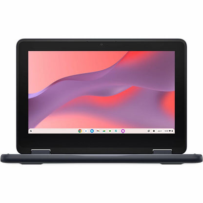 Front Image for Dell Chromebook 11 CC11260 11.6" Touchscreen Convertible 2 in 1 Chromebook - HD - 60 Hz - Intel N-Series N150 - 4 GB - 64 GB Flash Memory - English (US) Keyboard - Magnetite