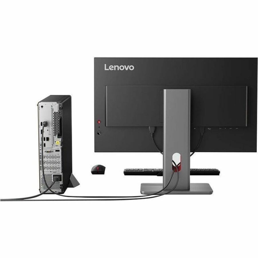 Alternate-Image4 Image for Lenovo ThinkCentre M70s Gen 6 12YQ0022US Desktop Computer - Intel Core Ultra 7 2nd Gen 265 - vPro Technology - 32 GB - 512 GB PCI Express NVMe 4.0 x4 SSD - Small Form Factor - Black
