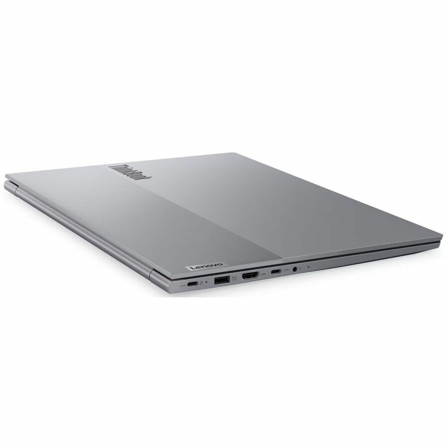 Rear Image for Lenovo ThinkBook 16 G9 AHP 21UT0003US 16" Touchscreen Notebook - WUXGA - 120 Hz - AMD Ryzen 7 250 - 16 GB - 512 GB SSD - English Keyboard - Arctic Gray