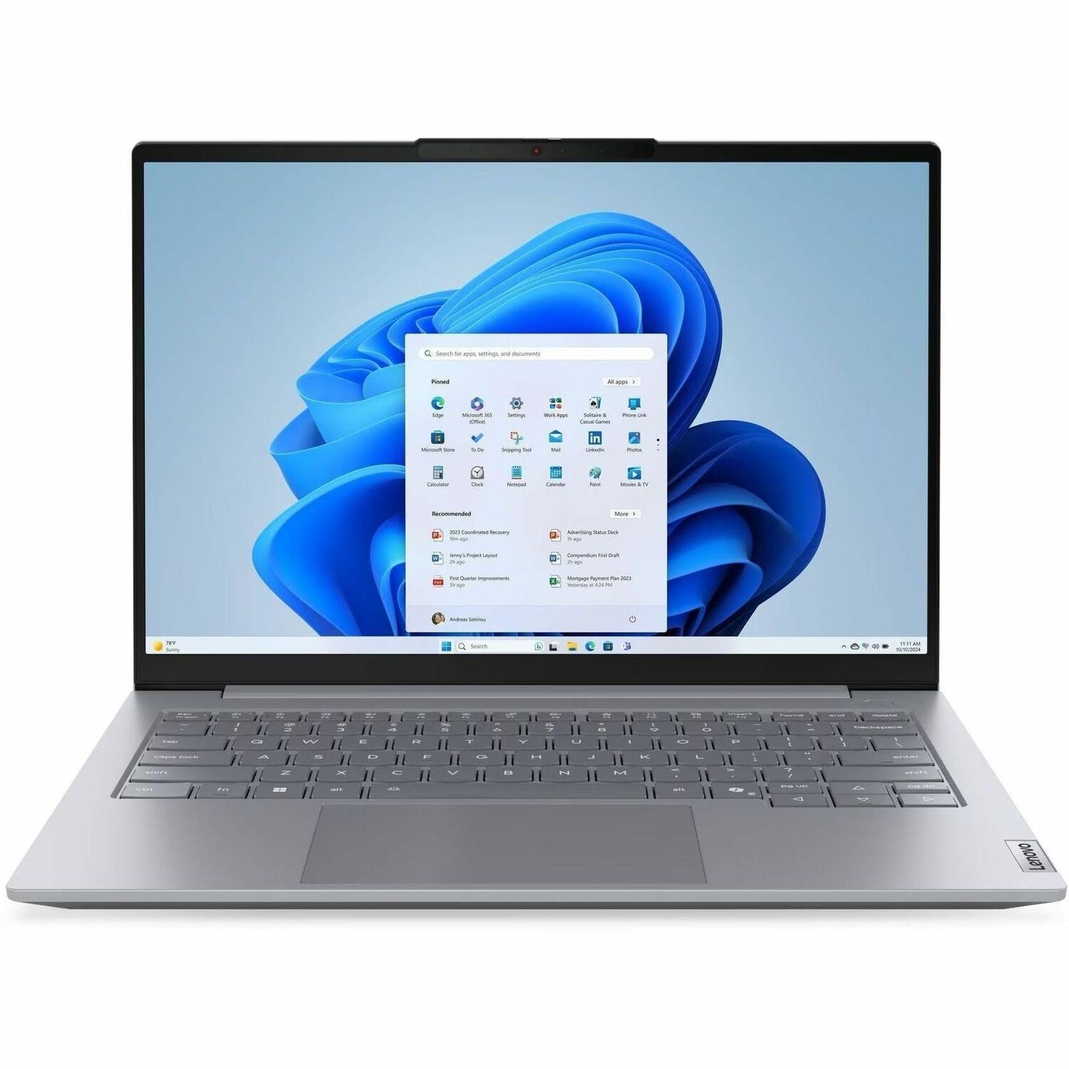 Main Image for Lenovo ThinkBook 14 G9 IRL 21UY0009US 14" Notebook - WUXGA - Intel Core 5 2nd Gen 210H - 16 GB - 256 GB SSD - English Keyboard - Arctic Gray