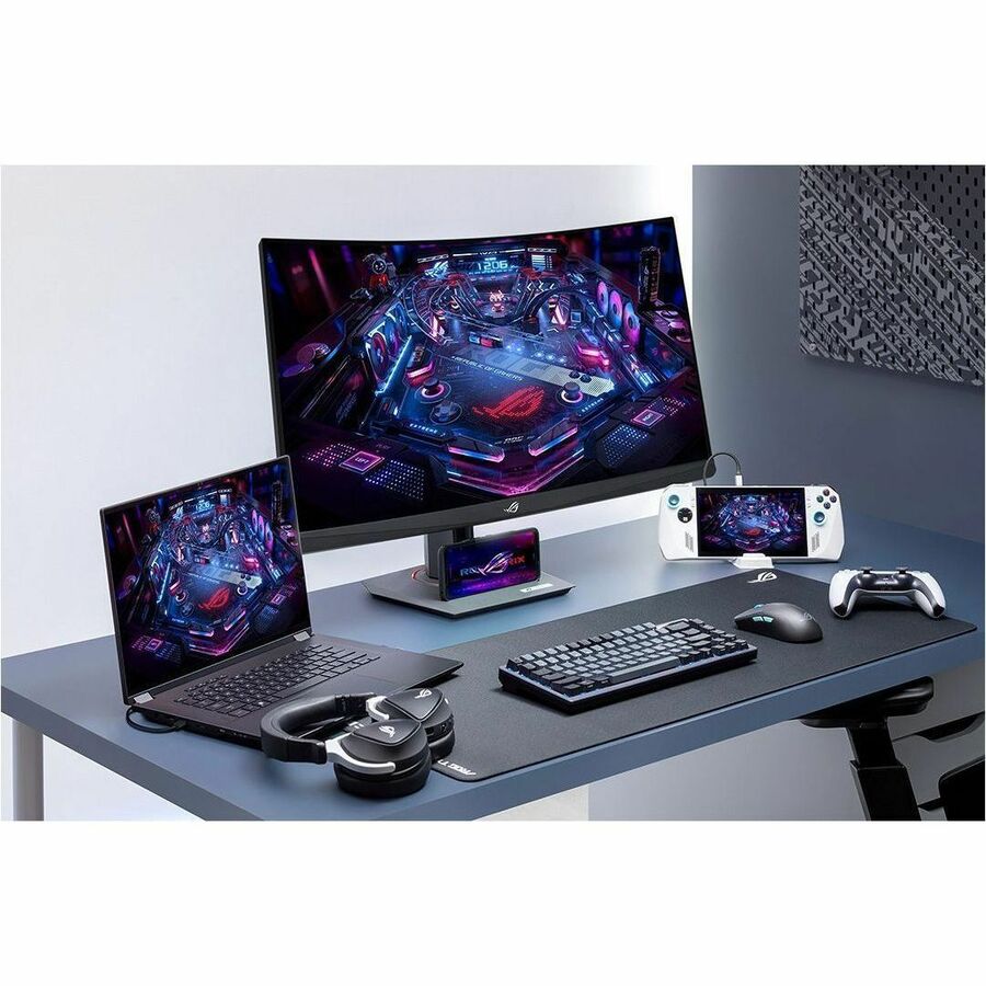 Alternate-Image5 Image for Asus ROG Strix XG32WCMS 32" Class WQHD Curved Screen Gaming LCD Monitor - 16:9