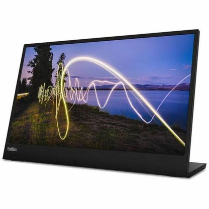 Alternate-Image1 Image for Lenovo ThinkVision M15 16" Class Full HD LED Monitor - 16:9 - Raven Black