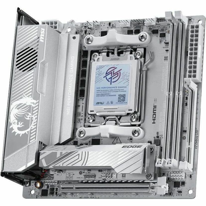 Alternate-Image1 Image for MSI MPG X870I EDGE TI EVO WIFI - MPGX870IEDGETI - Mini-ITX Gaming Motherboard - AM5 - X870 Chipset