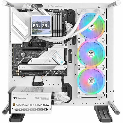Alternate-Image7 Image for Thermaltake MINECUBE 360 Ultra ARGB Sync AIO Liquid Cooler - Snow Edition