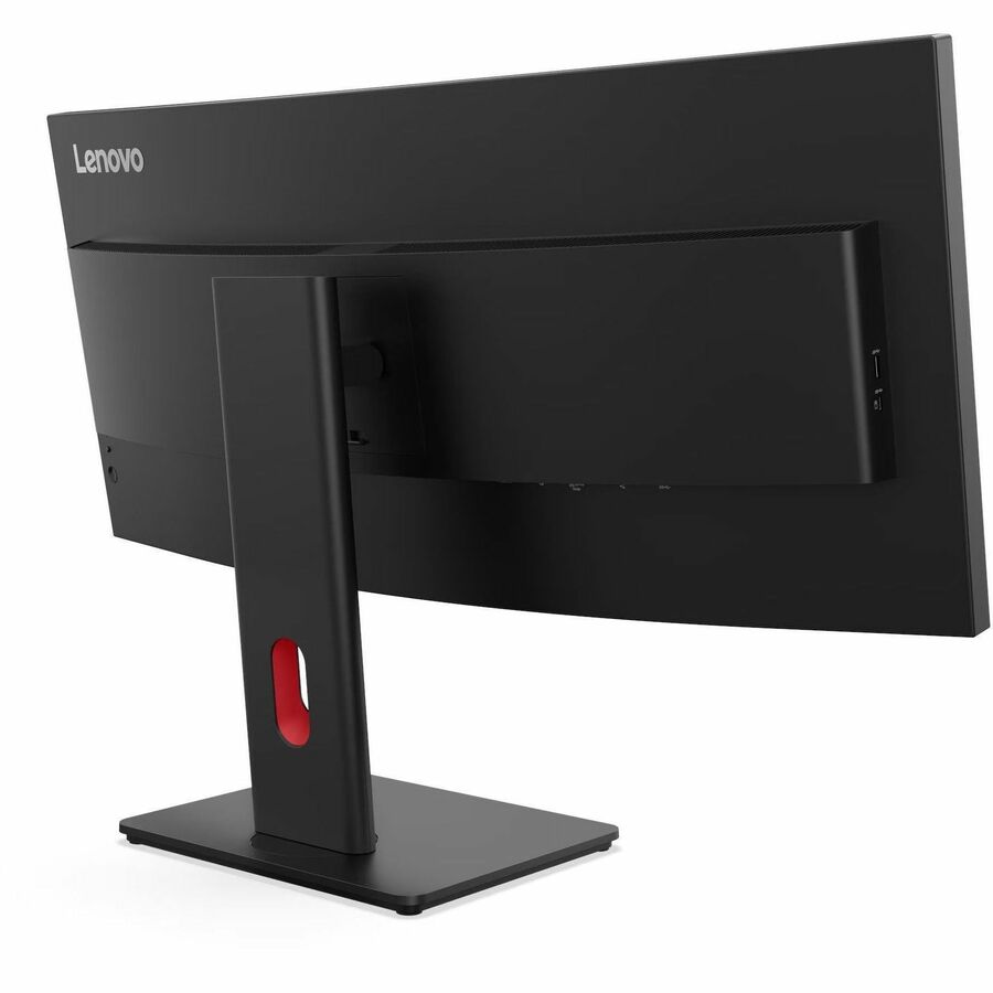 Alternate-Image2 Image for Lenovo ThinkVision T34WD-40 34" Class UW-QHD Curved Screen LED Monitor - 21:9 - Eclipse Black