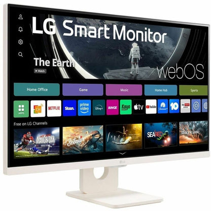 Alternate-Image2 Image for LG 27U511SA-W 27" Class Full HD Smart LCD Monitor - 16:9 - White