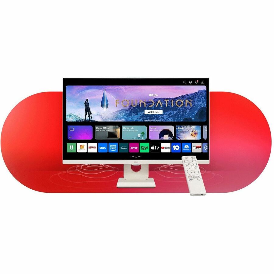 Alternate-Image6 Image for LG 27U511SA-W 27" Class Full HD Smart LCD Monitor - 16:9 - White