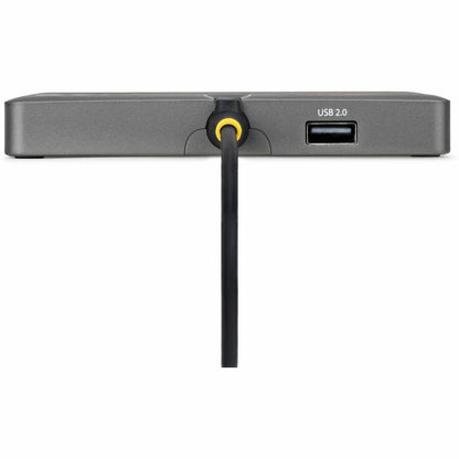 Alternate-Image6 Image for StarTech USB-C to Quad-Monitor Workstation Adapter, 4K 60Hz DisplayPort, 140W PD Passthrough for Laptop Charging, 1x USB 2.0 Port, TAA