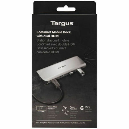 Alternate-Image7 Image for Targus USB-C Alt. Mode Dual HDMI 4K Mobile Dock with 140W EPR Pass-Thru & SD Reader