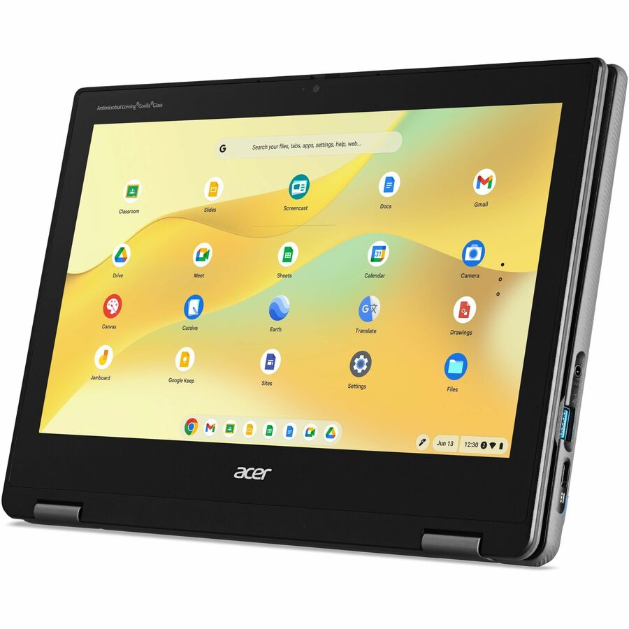 Alternate-Image2 Image for Acer Chromebook Spin 311 R725T R725T-840G 11.6" Touchscreen Convertible 2 in 1 Chromebook - HD - 60 Hz - MediaTek MT8 - 4 GB - 64 GB Flash Memory - English (US) Keyboard - Black
