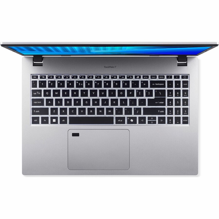 Alternate-Image1 Image for Acer TravelMate P2 15 TMP215-55-G2 TMP215-55-G2-70V2 15.6" Notebook - Full HD - 60 Hz - Intel Core Ultra 7 255U - 16 GB - 512 GB PCI Express NVMe 4.0 SSD - English (US) Keyboard - Silver