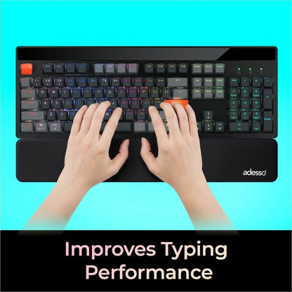 Alternate-Image1 Image for Adesso TRUFORM P330 Full Size Keyboard Wrist Rest