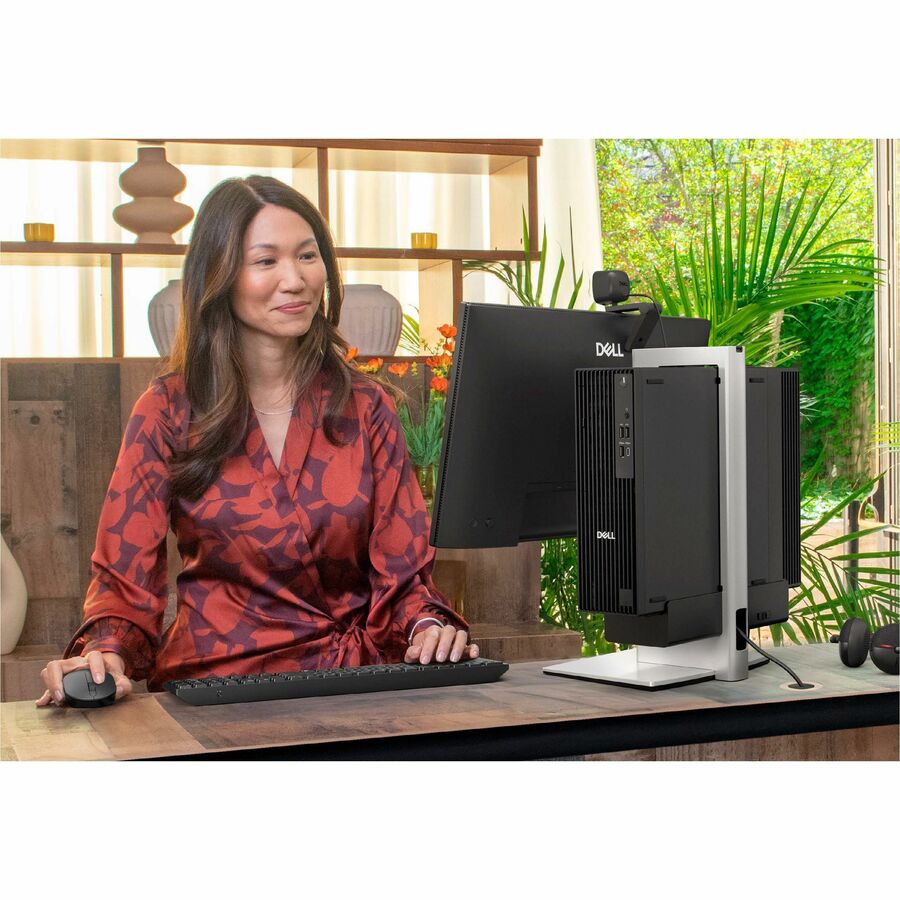 Alternate-Image4 Image for Dell Pro Slim QCS1255 Desktop Computer - AMD Ryzen 5 8500G - 16 GB - 512 GB PCI Express NVMe 4.0 SSD - Slim PC - Standard Black