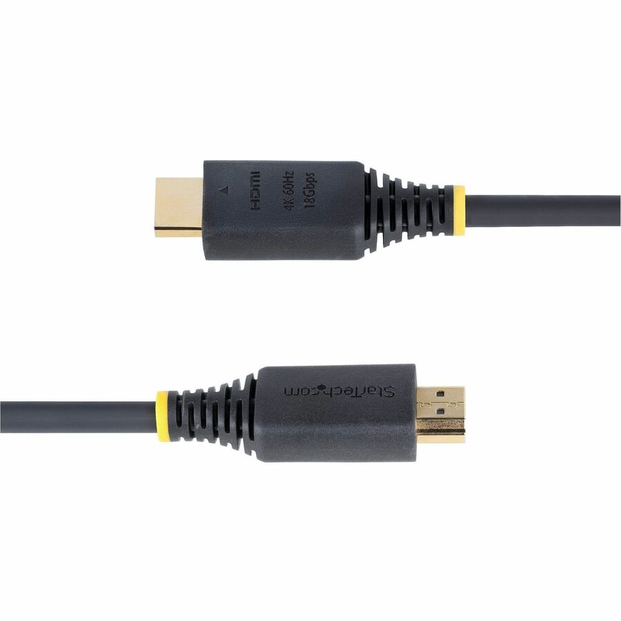 Alternate-Image3 Image for StarTech 8ft (2.4m) Premium Certified High Speed HDMI Cable, 4K 60Hz/1440p 144Hz, 18Gbps, UHD HDMI 2.0 Cord, TPE Jacket