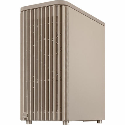 Left Image for Asus ProArt PA401 Wood Edition Beige - Mesh Panel Computer Case
