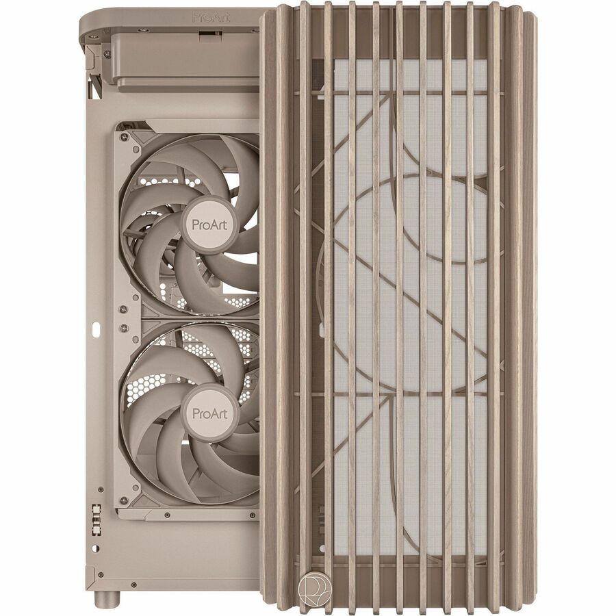Alternate-Image2 Image for Asus ProArt PA401 Wood Edition Beige - Mesh Panel Computer Case
