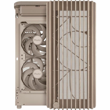 Alternate-Image2 Image for Asus ProArt PA401 Wood Edition Beige - Mesh Panel Computer Case