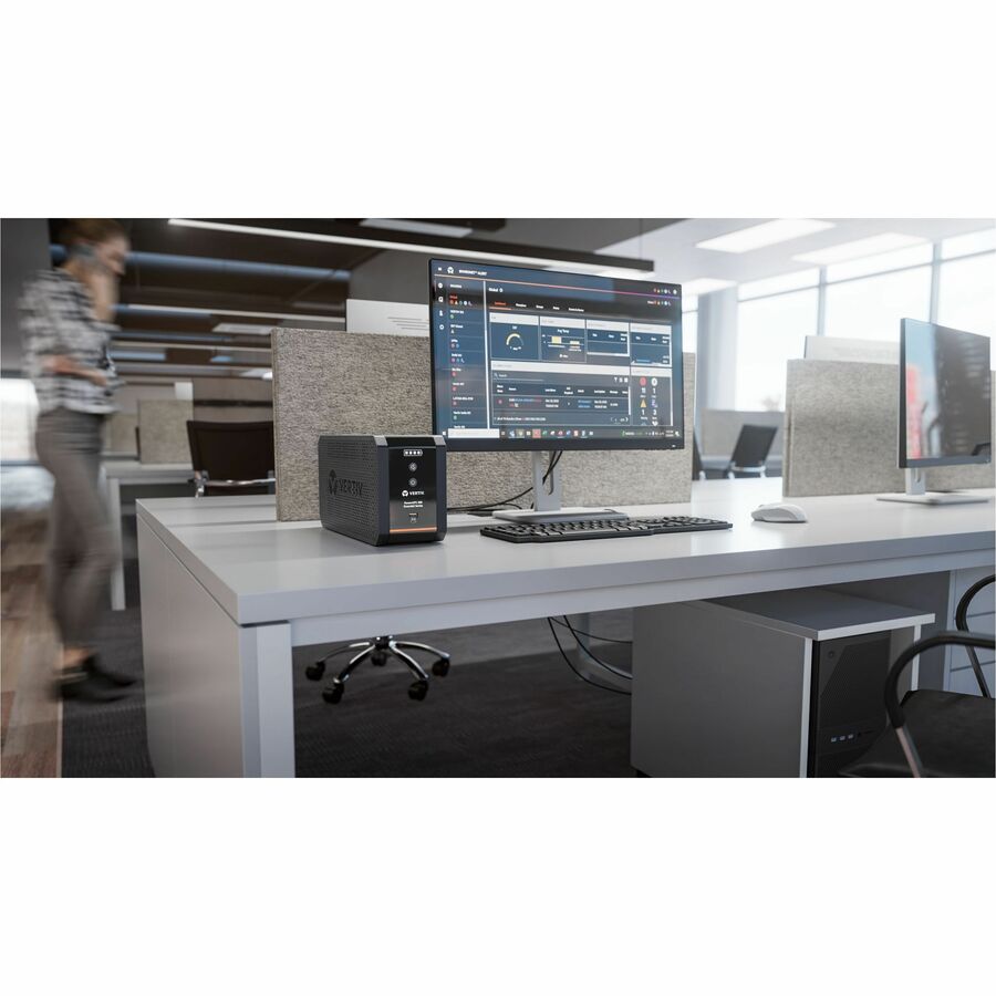 Alternate-Image2 Image for Vertiv PowerUPS 200 Essential PSA6E-800LVT, 800VA/450W, AVR, User-Replaceable Batteries, Battery Backup, 4 NEMA Outlets, Three-Year Warranty