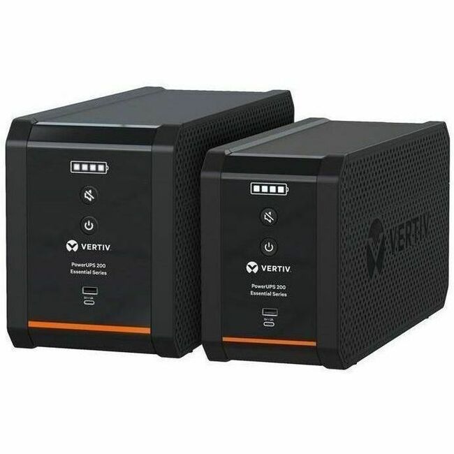 Main Image for Vertiv PowerUPS 200 Essential PSA6E-1500LVT, 1500VA/850W, AVR, User-Replaceable Batteries, Battery Backup, 8 NEMA Outlets, Three-Year Warranty