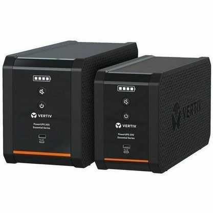 Main Image for Vertiv PowerUPS 200 Essential PSA6E-1500LVT, 1500VA/850W, AVR, User-Replaceable Batteries, Battery Backup, 8 NEMA Outlets, Three-Year Warranty
