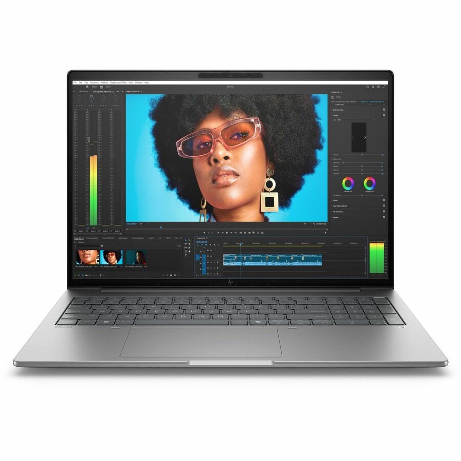 Front Image for HP ZBook 8 G1i 16" Mobile Workstation - Intel Core Ultra 7 2nd Gen 255H - 32 GB - 1 TB SSD - English Keyboard - Meteor Silver