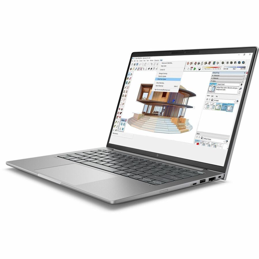 Alternate-Image9 Image for HP ZBook 8 G1i 14" Mobile Workstation - Intel Core Ultra 7 2nd Gen 255H - 32 GB - 1 TB SSD - English Keyboard - Meteor Silver